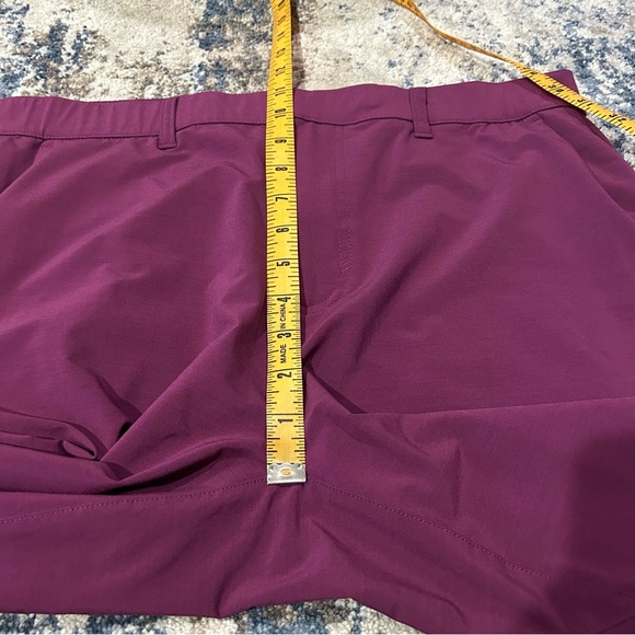 Fabletics Purple Pleated Pants Size Large - Picture 7 of 8